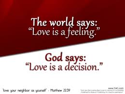 love is a decision