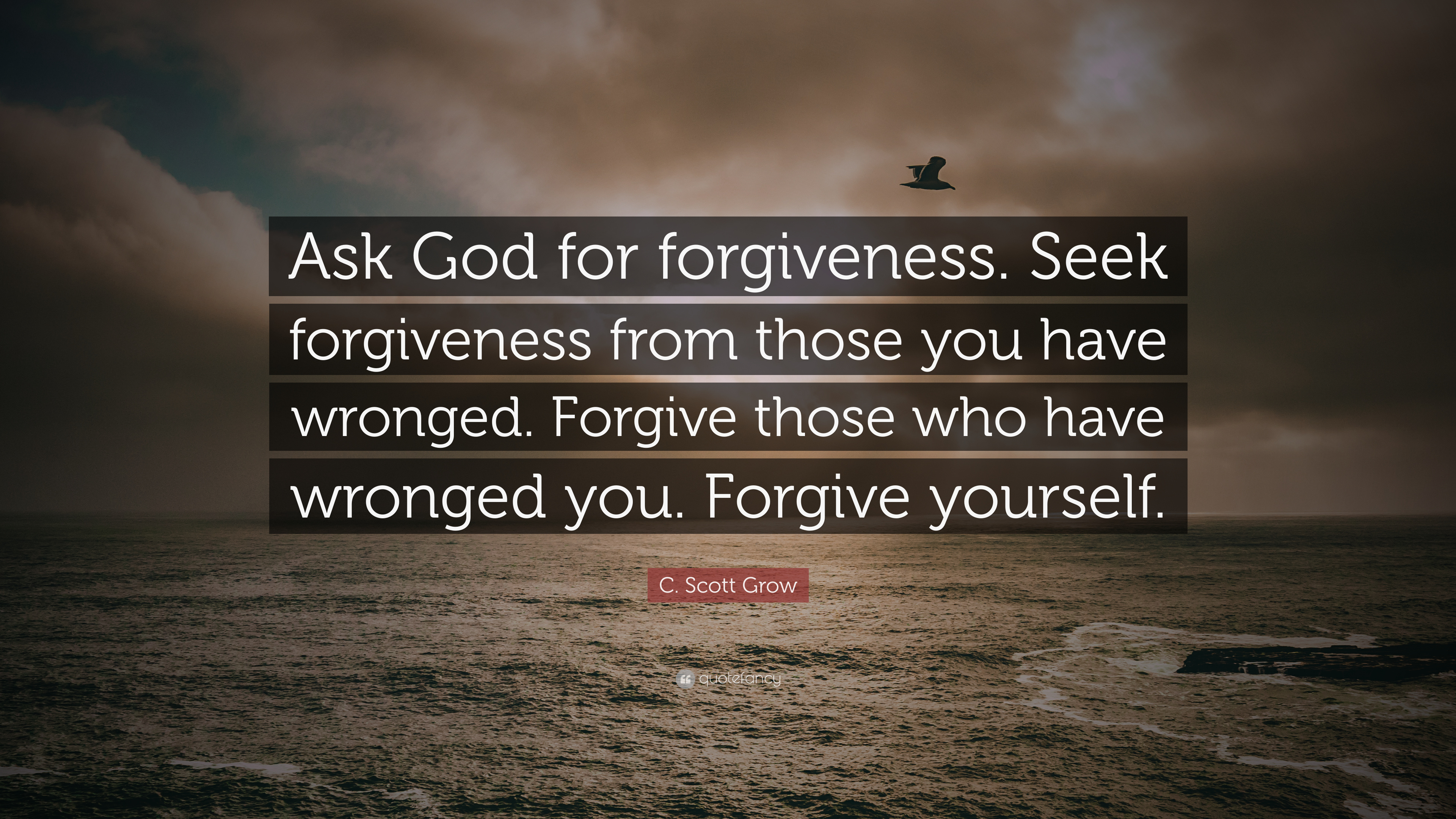 seek forgiveness