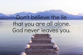 god never leaves
